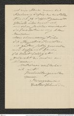Nachlass Franz Steindachner, Brief und Beilage (Rechnung) von Gustav Schneider (junior) an Franz Steindachner (03.01.1905), Inv.Nr. 462.06, Seite 4